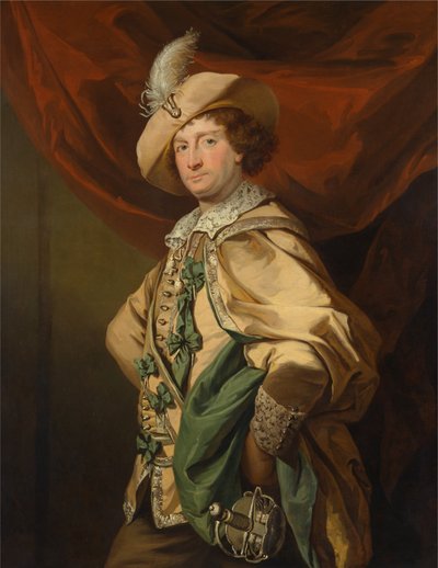 Henry Woodward as Petruchio in Catherine and Petruchio, a Version by Garrick of The Taming of the Shrew by Garrick